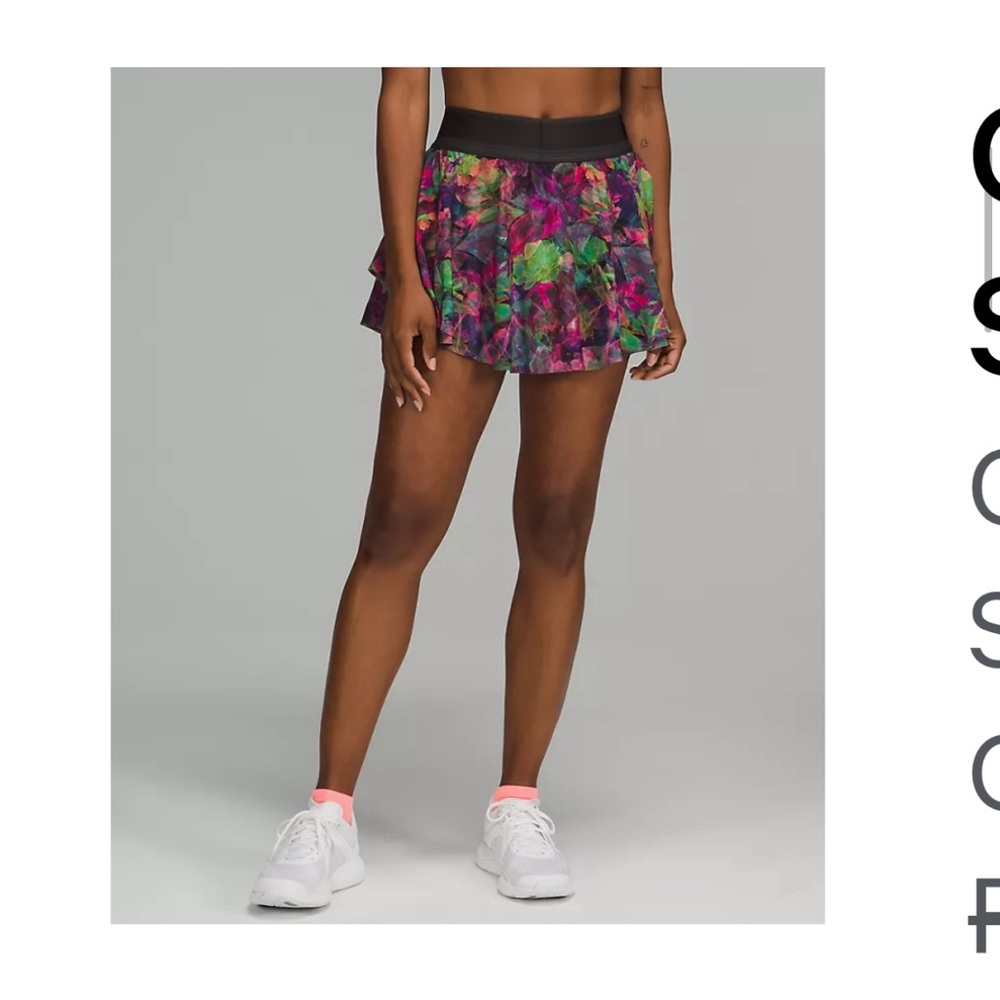 Lululemon Court Rival High Rise Skirt Size 6